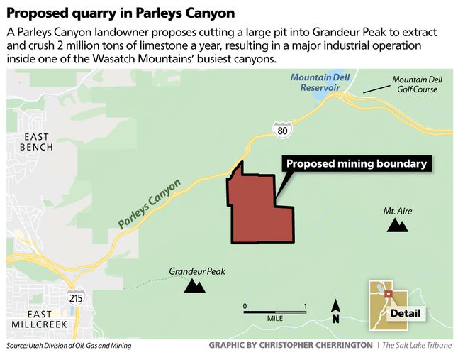 Proposed Parleys Mine Map