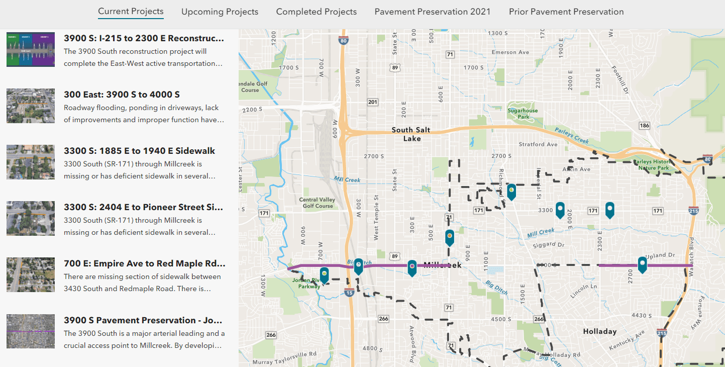 Capital Improvements Map