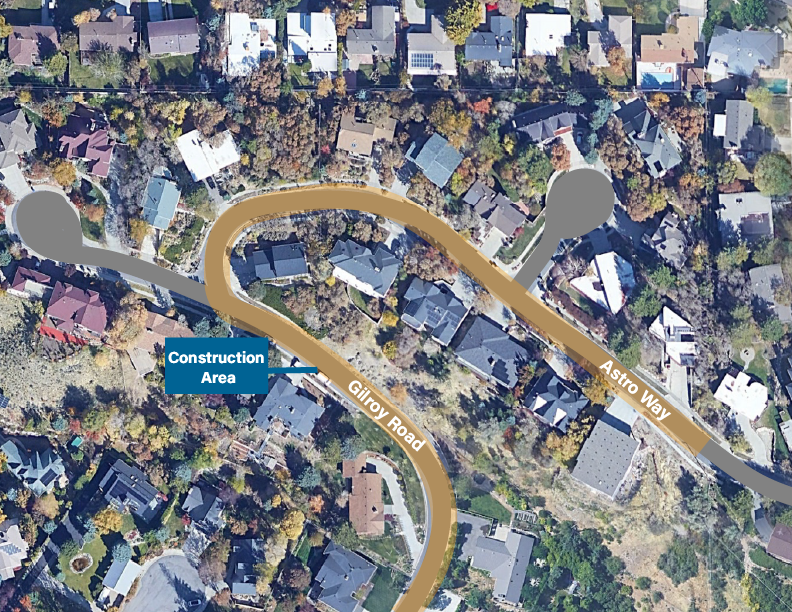 Astro Way Construction Area