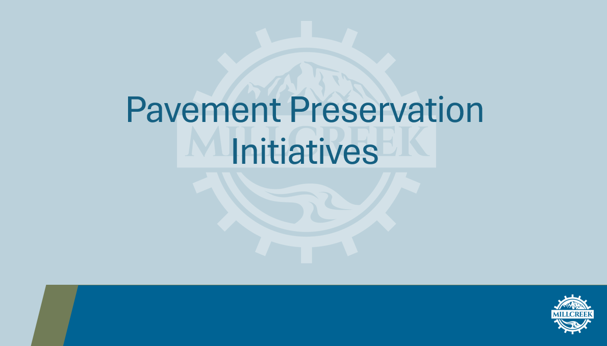 Pavement Preservation Initiative